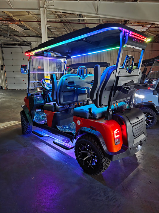 LED Roof and Underbody light kit for 4 Passenger Golf Carts