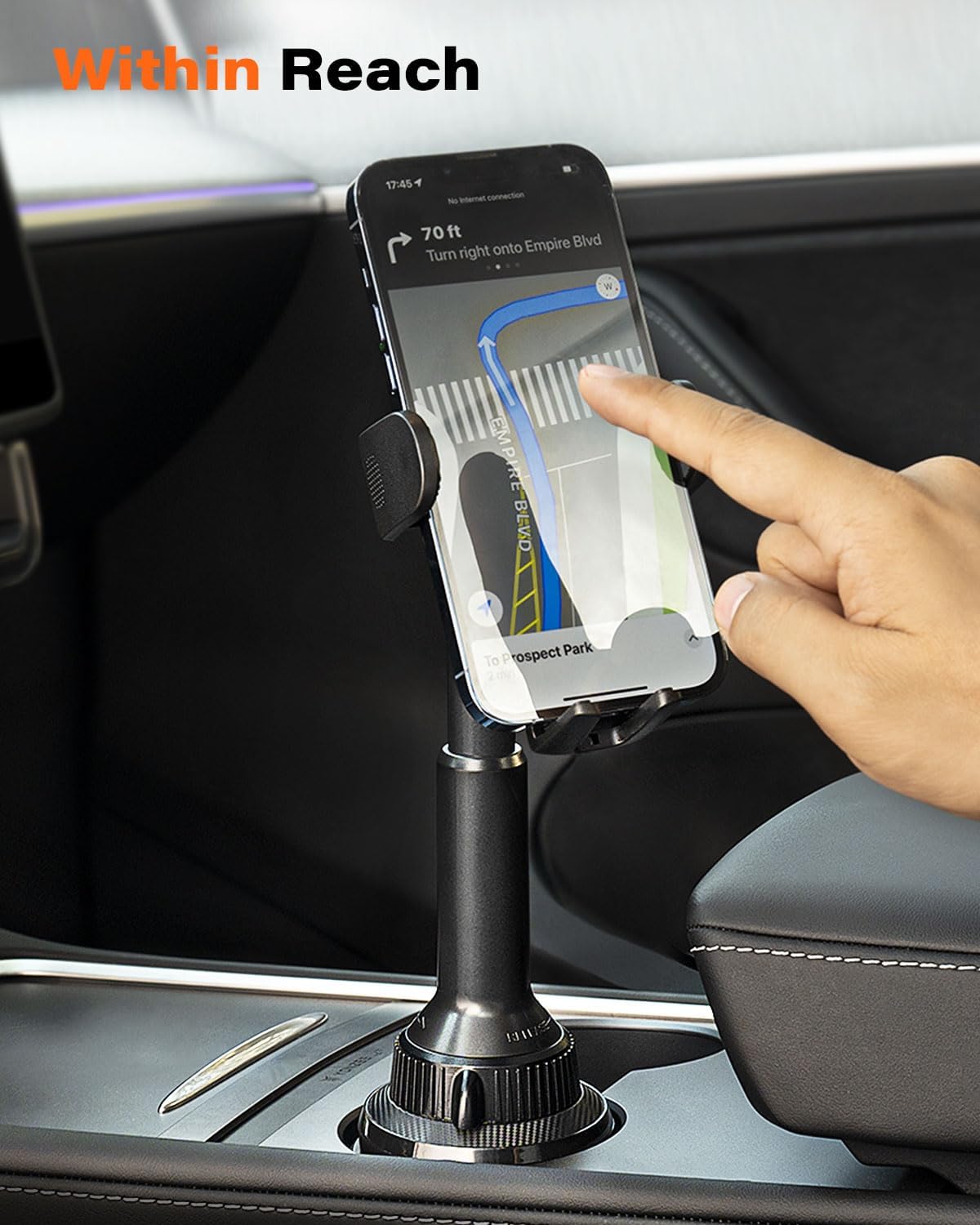 Universal Cupholder Phone Holder 360 Swivel