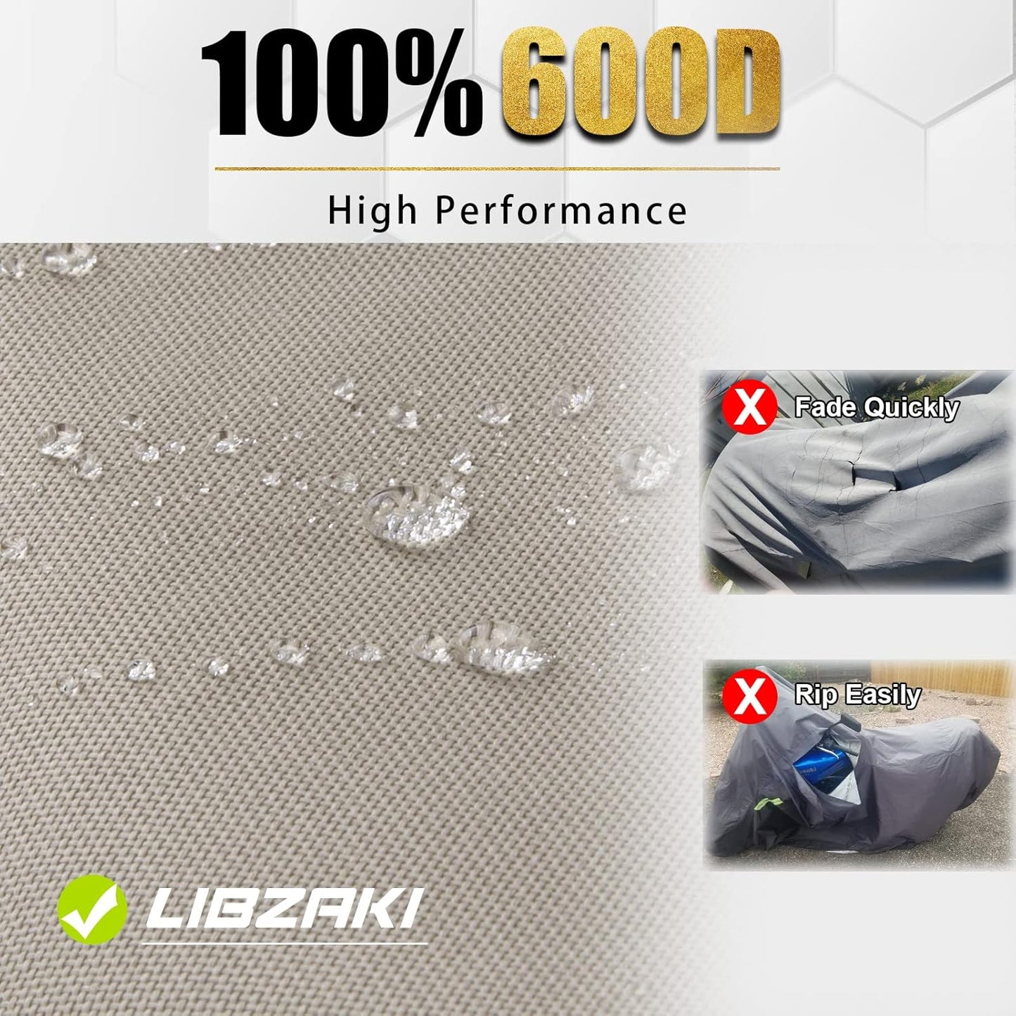 Universal 4 Passenger Golf Cart Storage Cover Denago Evolution Vivid Kodiak Rover Nomad XL Ranger Maverick Classic Epic Icon