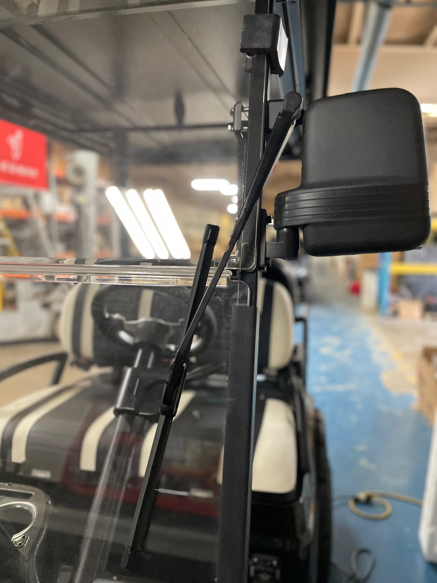 Universal Golf Cart No Drill Windshield Wiper and Bracket Ezgo, Yamaha, Club Car, All Carts
