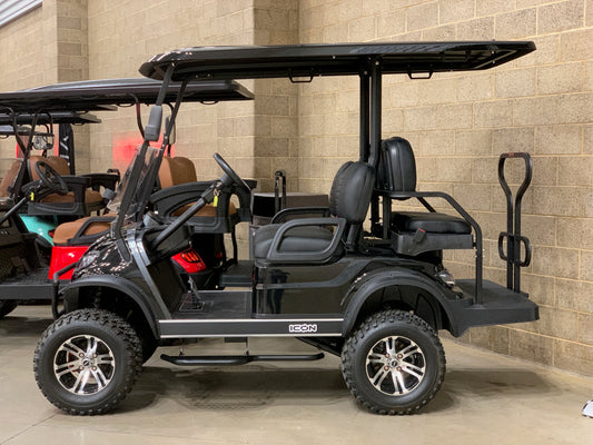 Ward's Icon EV G40L Gas 4 Passenger Golf Cart Nerf Bar Side Step Kit - (Icon G40L Only Gas)