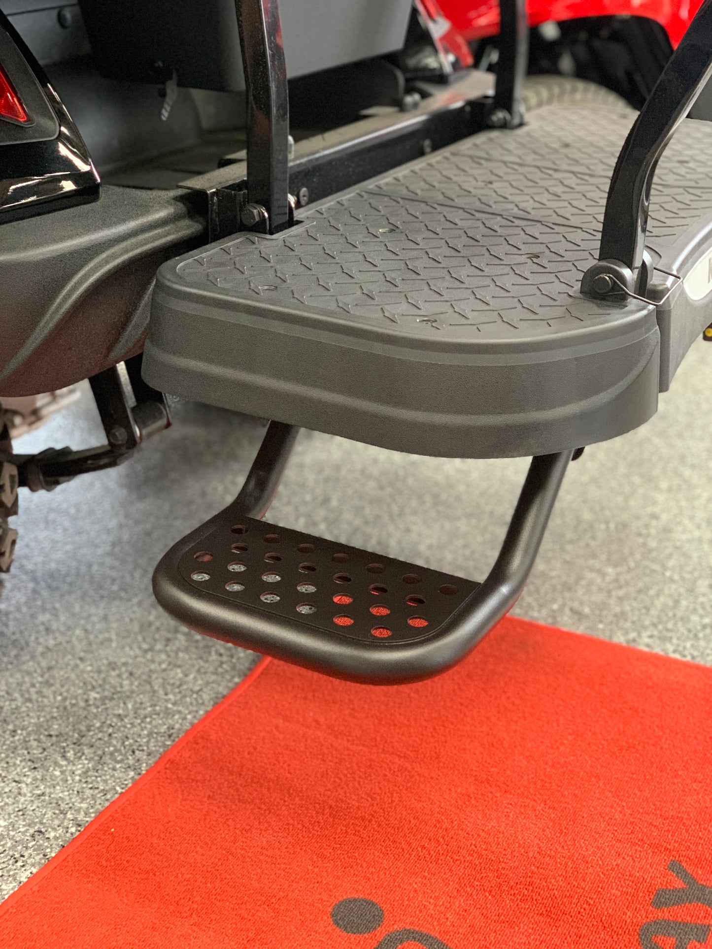 Rear Back Seat Kit Single Step (Fits Madjax 250/300 Genesis Seat Kits, Vivid EV Peak/Anthem & Kodiak Apex/Defender & Kandi Kruiser/ & Honor & PDG LSV Models)