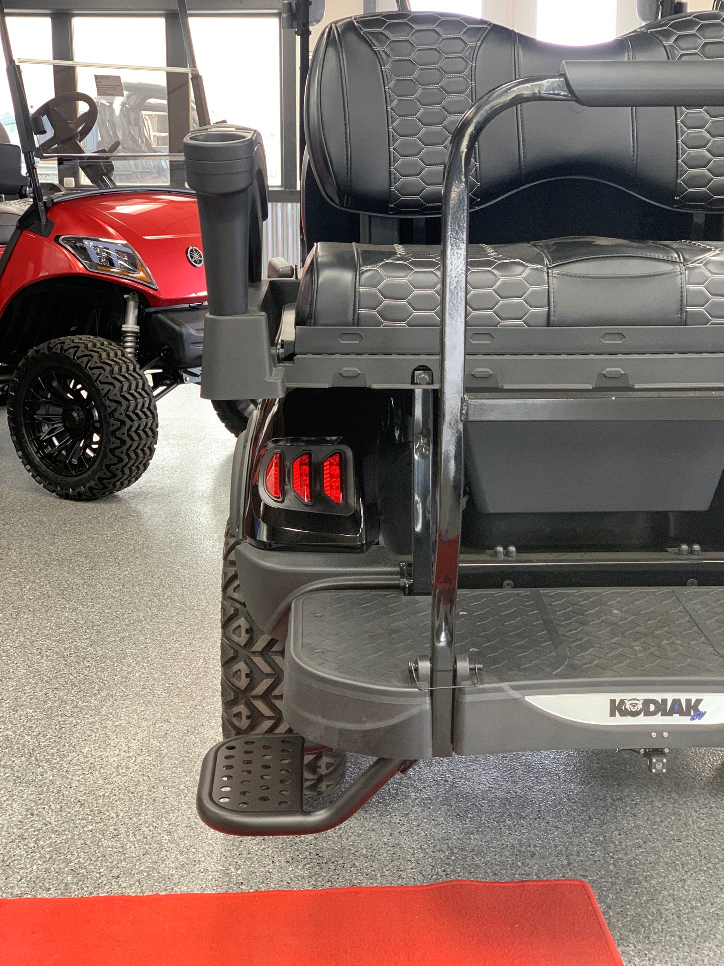 Rear Back Seat Kit Single Step (Fits Madjax 250/300 Genesis Seat Kits, Vivid EV Peak/Anthem & Kodiak Apex/Defender & Kandi Kruiser/ & Honor & PDG LSV Models)