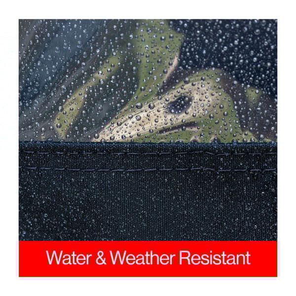 Denago Rover XL 4 Passenger Black 3-Sided Track Style Winter Weather Enclosure & Valance