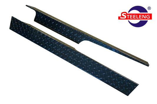 RPRX01 – SGC ROCKER PANELS BLACK POWDER COATED ALUMINUM DIAMOND PLATE FOR EZGO RXV (2006-UP) (SET OF 2)