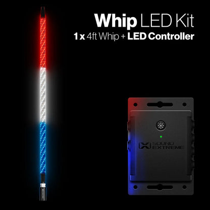 Extreme Whip Kit Qty 1 x 4 Ft plus LEDCast Controller