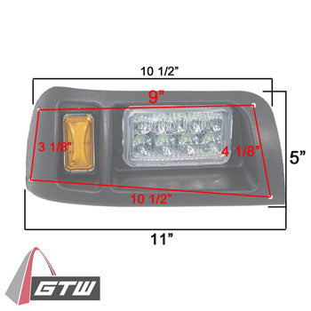 1993-Up Club Car DS - GTW Adjustable LED Light Kit
