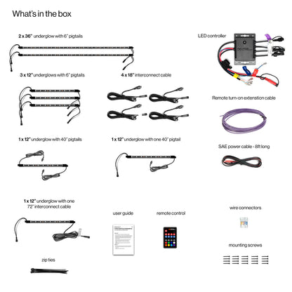 Extreme Strips - 6 Seat Cart + LED Controller