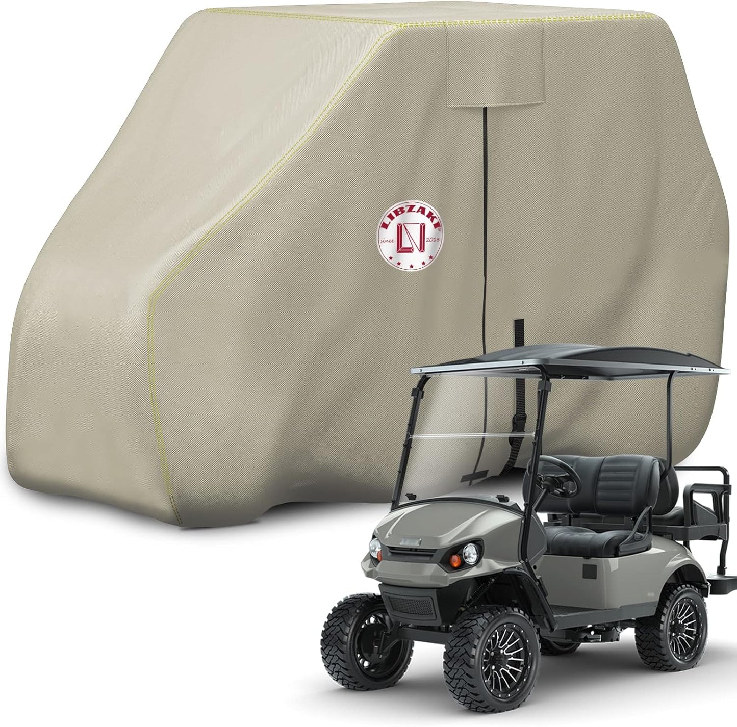 Universal 4 Passenger Golf Cart Storage Cover Denago Evolution Vivid Kodiak Rover Nomad XL Ranger Maverick Classic Epic Icon
