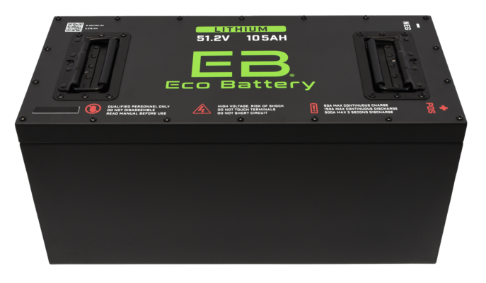 Eco Battery 51V 105Ah LifePo4 Battery "Skinny"