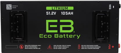 Eco Battery 51V 105Ah LifePo4 Battery "Skinny"