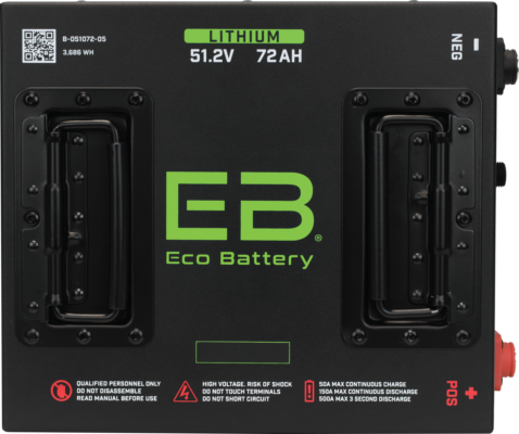 Eco Battery Club Car DS (36V) 51V 72Ah Bundle