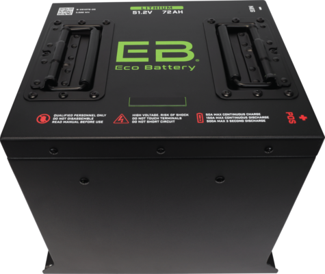 Eco Battery 51V 72Ah Club Car DS Bundle