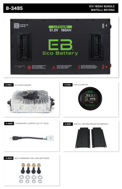 Eco Battery 51V 160Ah Bintelli Beyond Bundle