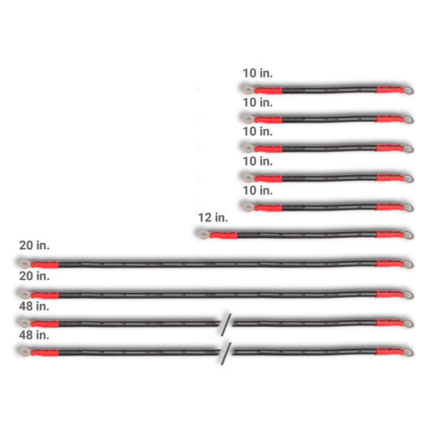 MODZ® EZGO 4-Gauge Complete Battery Cable Set