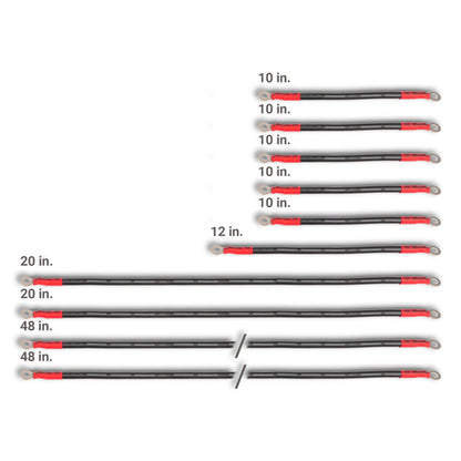 MODZ® EZGO 4-Gauge Complete Battery Cable Set