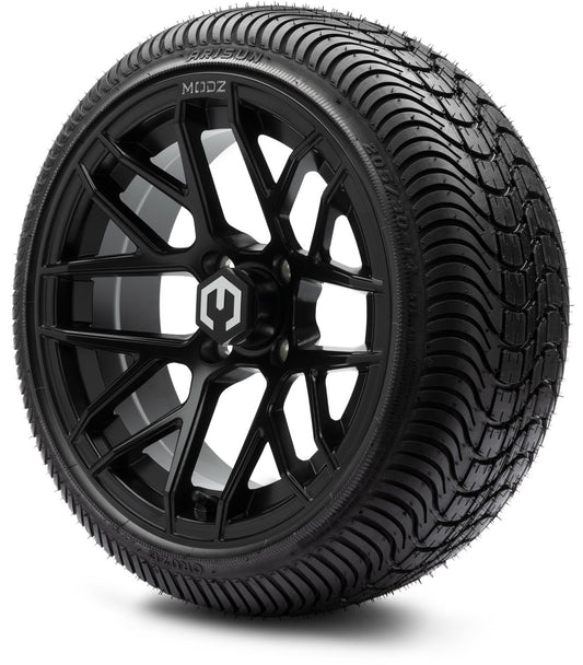 MODZ® 14" Matrix Matte Black - LowPro Street Tire and Wheels Combo