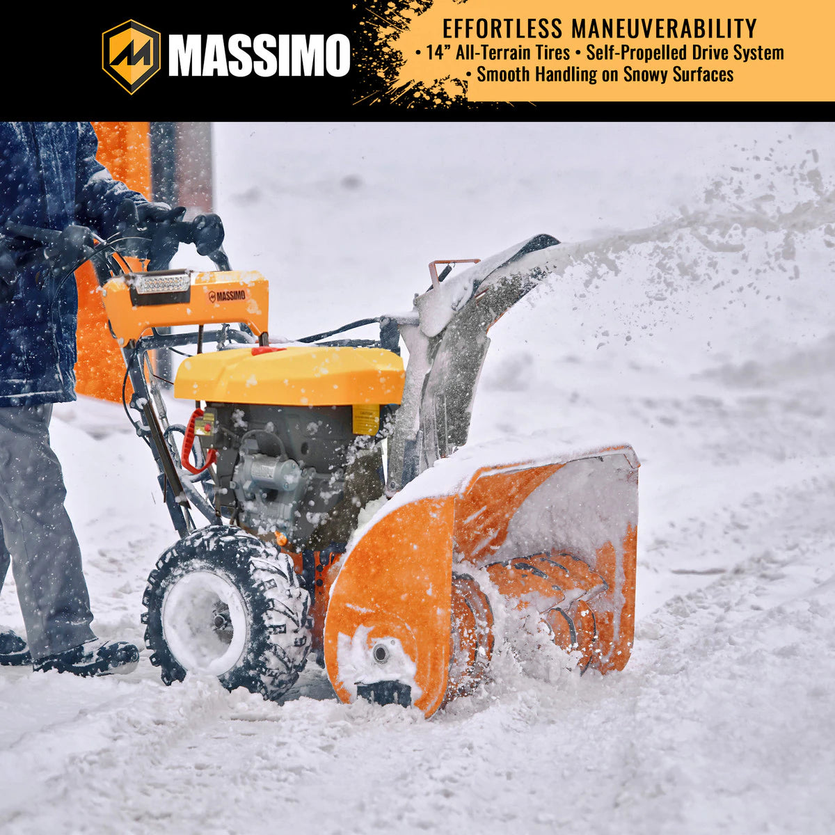 Massimo 30 In. 302cc 2-Stage Electric Start Gas Snow Blower