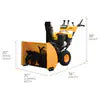 Massimo 30 In. 302cc 2-Stage Electric Start Gas Snow Blower