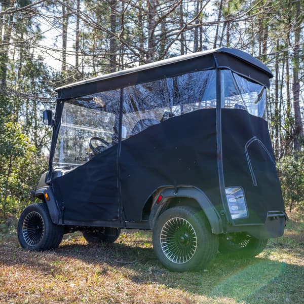 Ward's ICON Epic EV E40FX 4-Forward Seating w/ OEM Top 3-Sided Track Style Black Enclosure Winter Weather Enclosure & Valance E40 FX