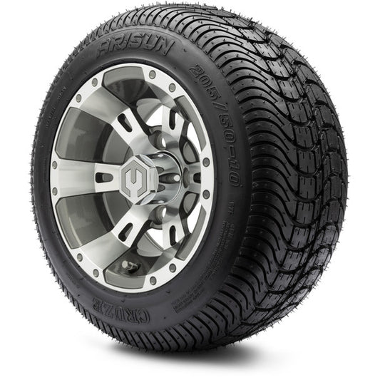 MODZ® 10" Ambush Gunmetal Wheels & Street Tires Combo