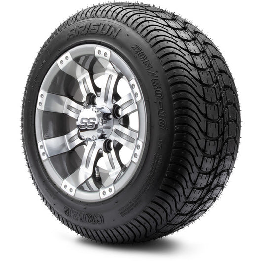MODZ® 10" Tempest Gunmetal Wheels & Street Tires Combo